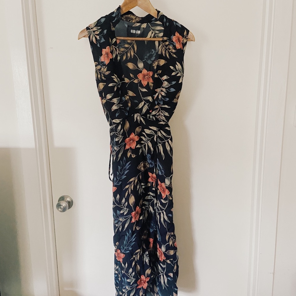 Reformation Jentri floral wraparound dress LIKE NEW